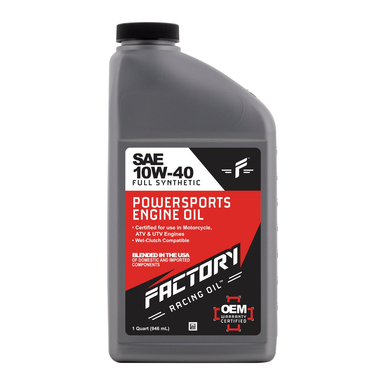 Factory Racing Parts SAE 10W-40 Full Synthetic 1.5 Quart Oil Change Kit fits Suzuki DR-Z110-1